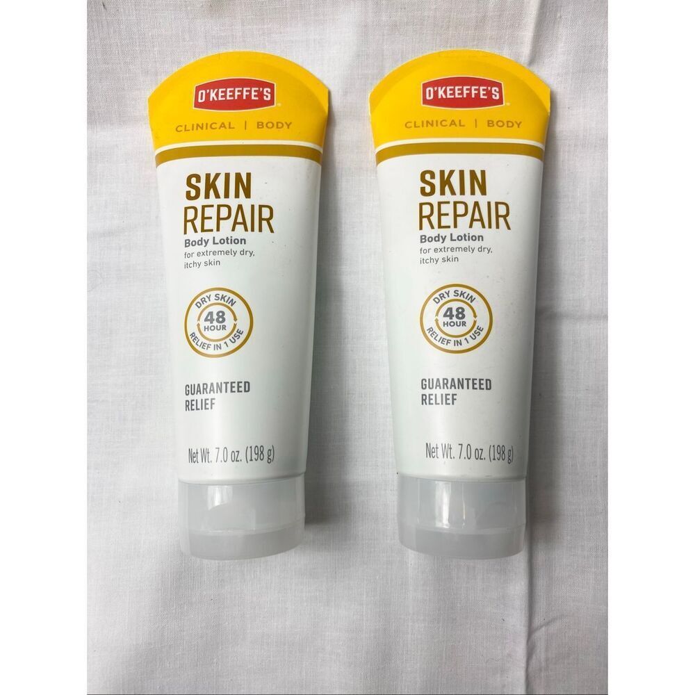 O’Keeffe’s Skin Repair Body Lotion 7oz 2 Pack Extremely Dry Itchy Skin Relief 48